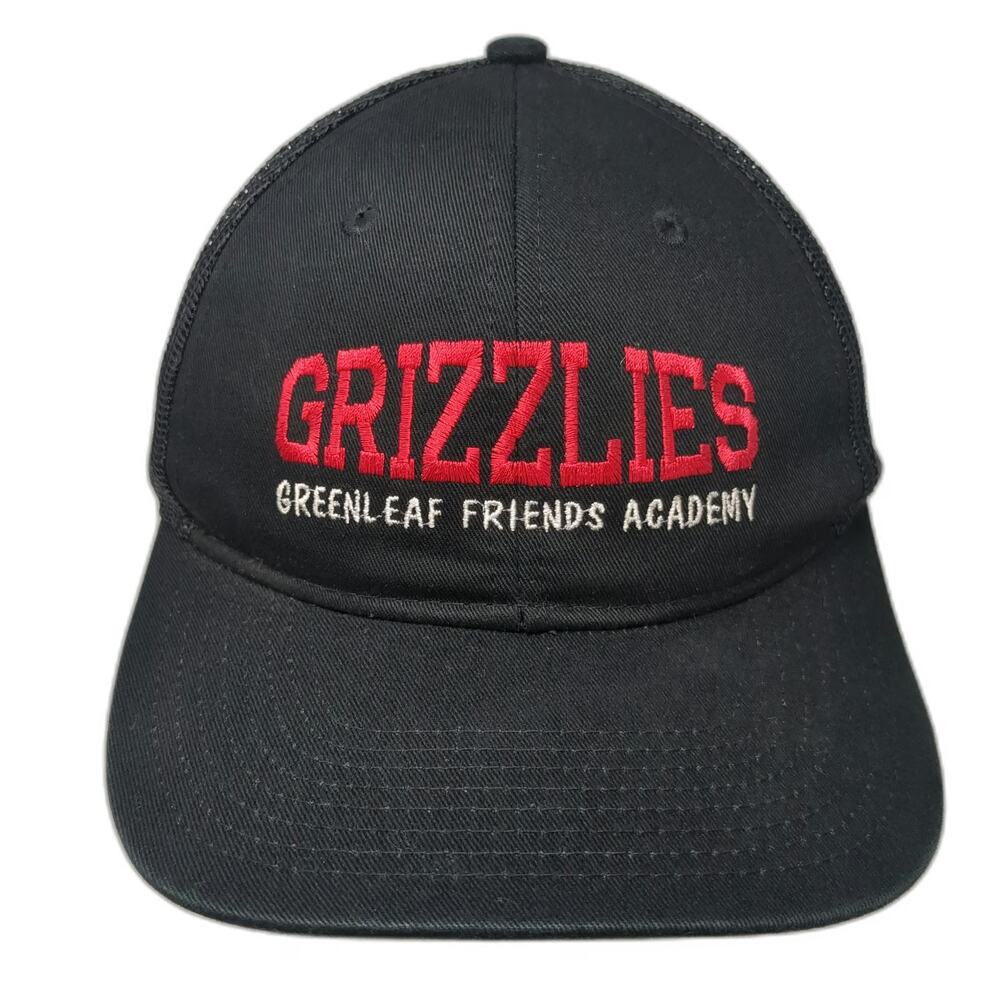 Port Authority Trucker Hat Black One Size Grizzlies Greenleaf Friends Academy